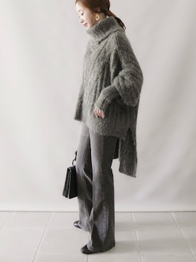 「LA BELLE ETUDE（ラベルエチュード）のアイテム（トップス）」を使った、陽さん（レディース・156cm）の秋コーディネート