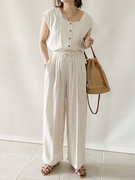 陽さん（レディース・156cm）の夏コーディネート