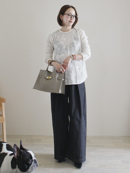 【 CLANE クラネ 】大人気　バックギャザーボリュームブラウス CLANE（クラネ） ブラウス シャツ 「CLANE/クラネ」BACK DESIGN FLOWER