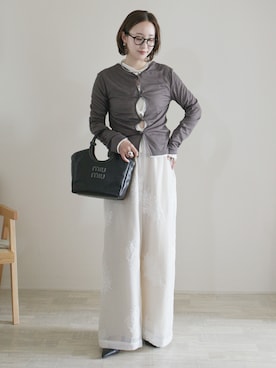 「JOURNAL STANDARD（ジャーナルスタンダード）のアイテム（パンツ）」を使った、陽さん（レディース・156cm）の春コーディネート