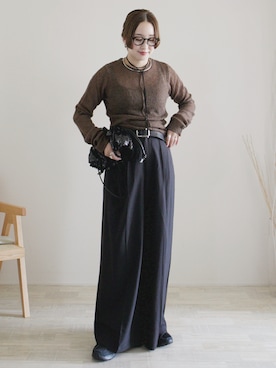 「アイテム（チョーカー）」を使った、陽さん（レディース・156cm）の夏コーディネート