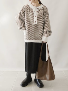 陽さん（レディース・156cm）の秋コーディネート