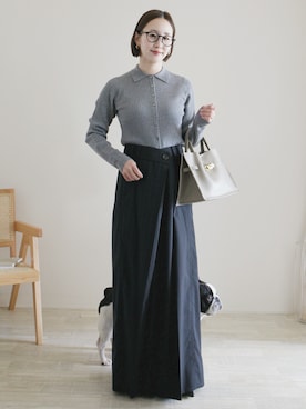 陽さん（レディース・156cm）の冬コーディネート