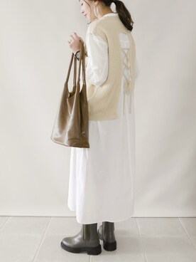 陽さん(レディース・156cm)の秋コーディネート