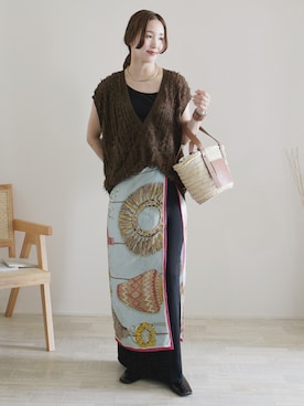 「Spick & Span（スピックアンドスパン）のアイテム」を使った、陽さん（骨格ナチュラル・レディース・156cm）の夏コーディネート