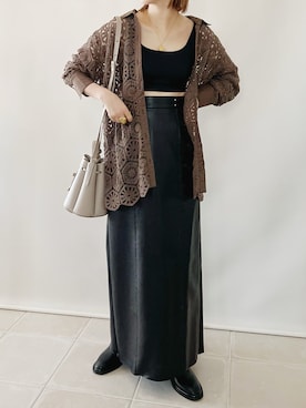 「OWLLIDA」｜陽さん（レディース・156cm）の夏コーディネート