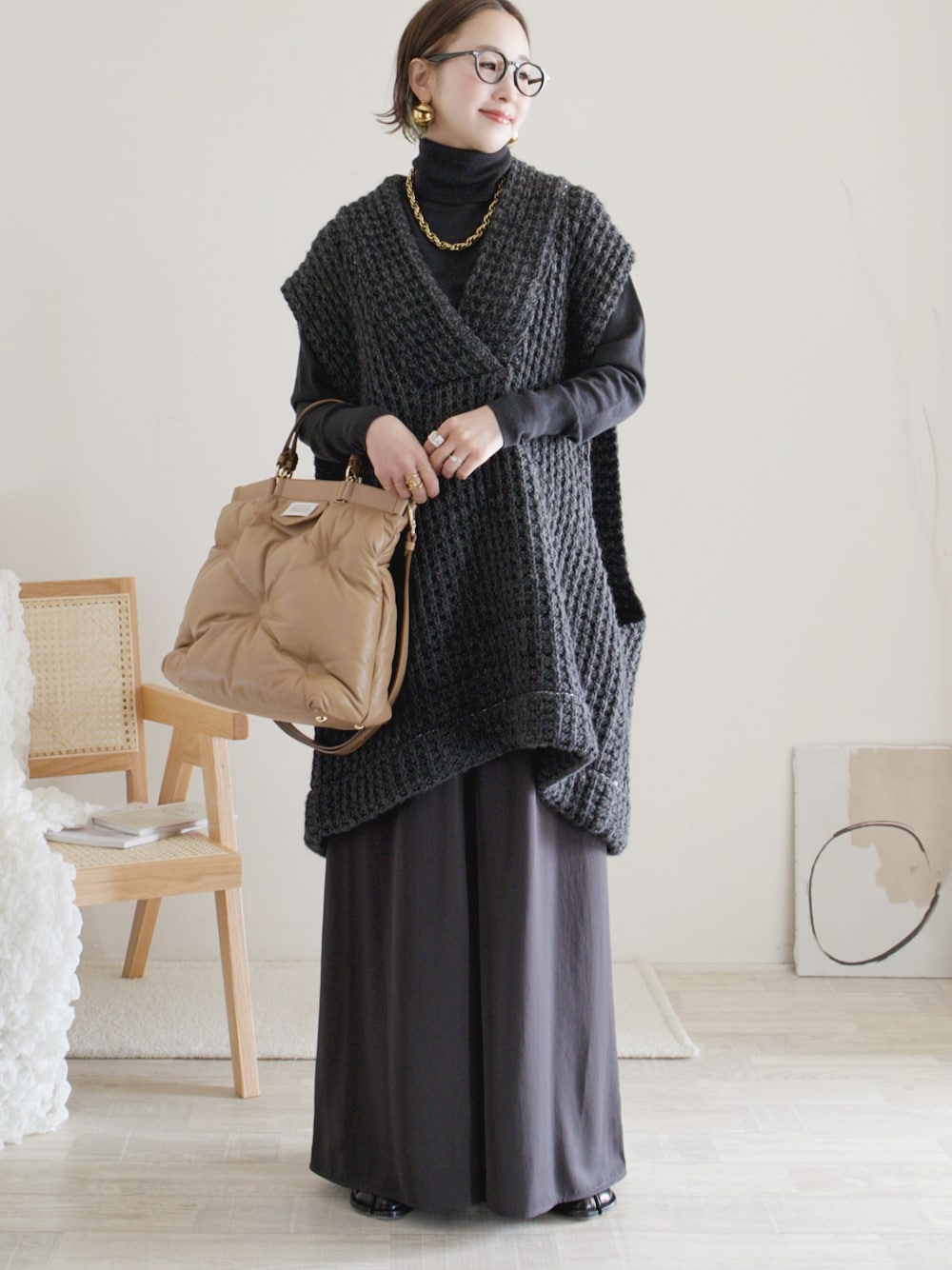 Vivienne Westwood（ヴィヴィアンウエストウッド）の「ﾌｧｲﾝｳｰﾙﾍﾞｰｼｯｸ