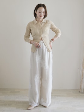 「JOURNAL STANDARD（ジャーナルスタンダード）のアイテム（パンツ）」を使った、陽さん（レディース・156cm）の春コーディネート