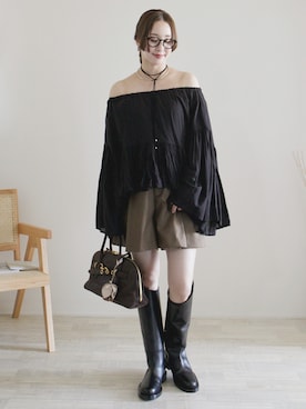 「Ungrid（アングリッド）のアイテム」を使った、陽さん（レディース・156cm）の夏コーディネート