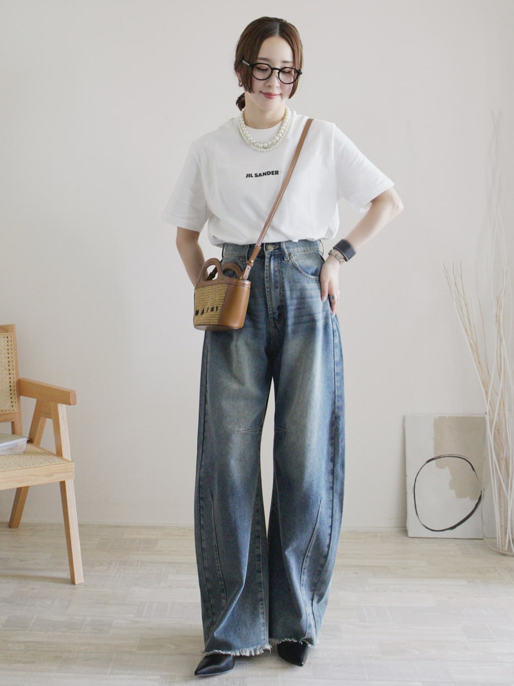JIL SANDER Tシャツ・カットソー ベージュ 4104824S0056 JIL SANDER Tシャツ・カットソー ベージュ 4104824S0056 (Jil