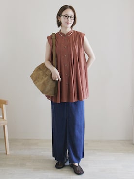 陽さん(レディース・156cm)の夏コーディネート