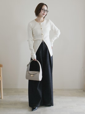 「CLANE（クラネ）のアイテム」を使った、陽さん（レディース・156cm）の春コーディネート