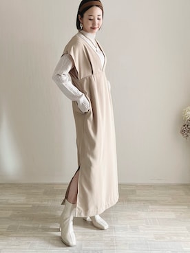 陽さん（レディース・156cm）の冬コーディネート