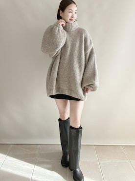 「mystic（ミスティック）のアイテム」を使った、陽さん（レディース・156cm）の秋コーディネート