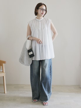 陽さん(レディース・156cm)の夏コーディネート