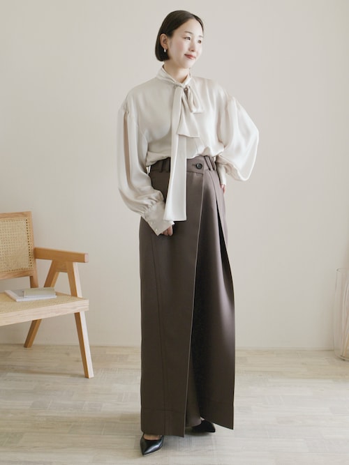 セール】サテンボウタイブラウス（シャツ/ブラウス）｜IENA（イエナ