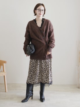 「CENE（セネ）のアイテム」を使った、陽さん（レディース・156cm）の秋コーディネート