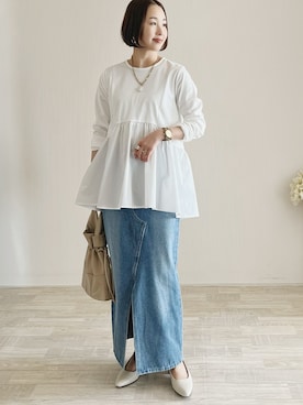 陽さん（レディース・156cm）の春コーディネート