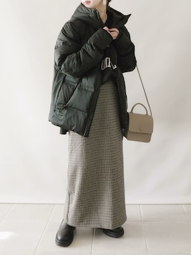 「STARTING OVER」｜「アイテム（ダウンジャケット/コート）」を使った、陽さん（レディース・156cm）の秋コーディネート