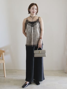 「JIL SANDER(ジルサンダー)のアイテム」を使った、陽さん(レディース・156cm)の夏コーディネート
