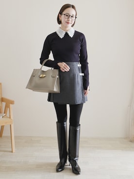 陽さん(レディース・156cm)の冬コーディネート