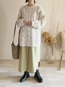 陽さん（レディース・156cm）の秋コーディネート