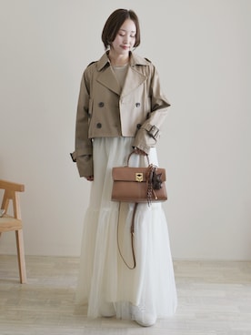 陽さん（レディース・156cm）の冬コーディネート