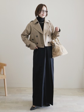 陽さん（レディース・156cm）の冬コーディネート