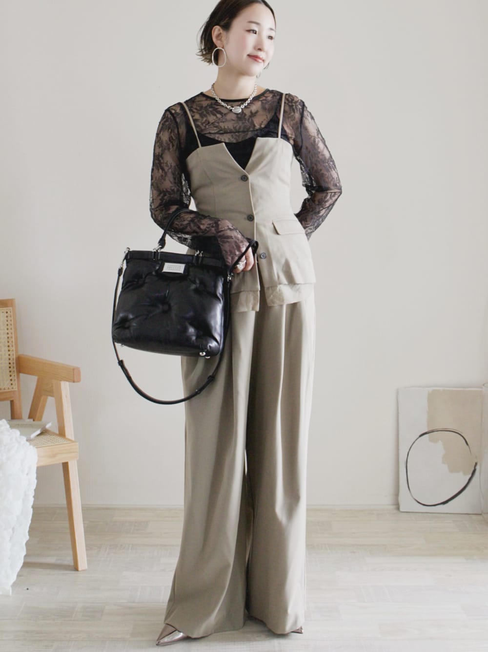 maison special / ダブルウエスト イージーパンツ MAISON SPECIAL パンツ Washer Processing Pleats Easy Pants