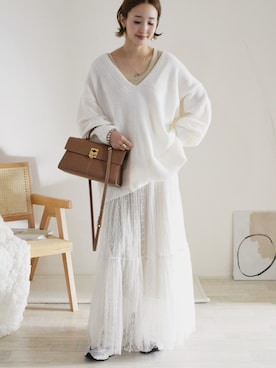 陽さん(レディース・156cm)の秋コーディネート