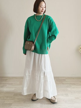 陽さん（レディース・156cm）の冬コーディネート