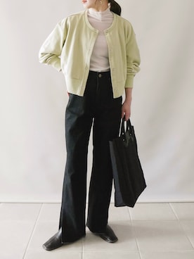 「4youstory（フォーユーストーリー）のアイテム」を使った、陽さん（レディース・156cm）の冬コーディネート