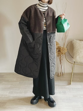 「Ritzy（リッツィー）のアイテム（バッグ）」を使った、陽さん（レディース・156cm）の冬コーディネート