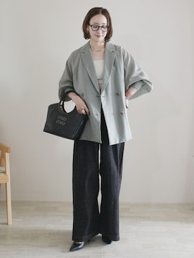 「iso（イソ）のアイテム」を使った、陽さん（レディース・156cm）の春コーディネート