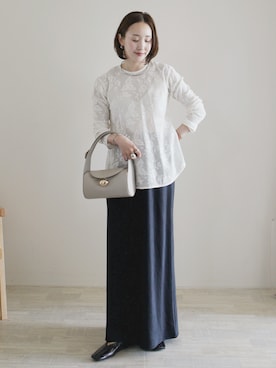 「iso（イソ）のアイテム」を使った、陽さん（レディース・156cm）の春コーディネート