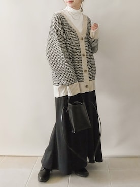 「しまむら（シマムラ）のアイテム（スカート）」を使った、陽さん（レディース・156cm）の冬コーディネート