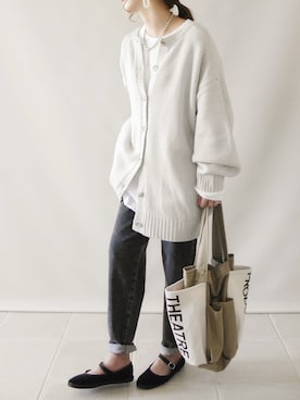 「PUAL CE CIN（ピュアルセシン）のアイテム」を使った、陽さん（レディース・156cm）の秋コーディネート