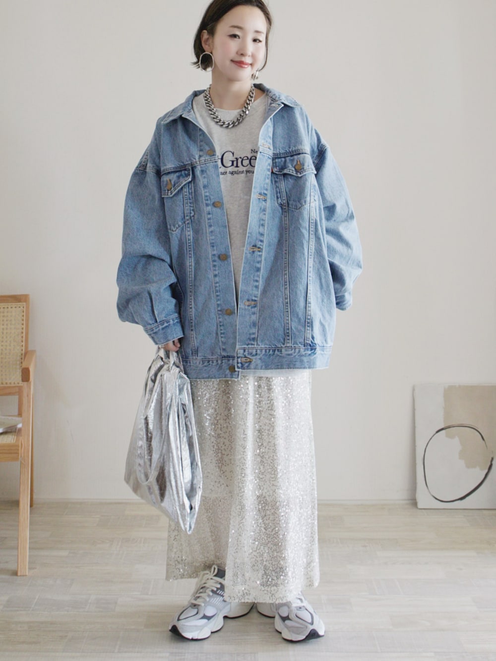 陽｜Ungridのデニムジャケットを使ったコーディネート - WEAR