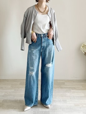 陽さん（レディース・156cm）の春コーディネート