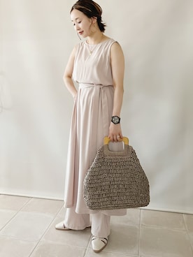 陽さん（レディース・156cm）の夏コーディネート