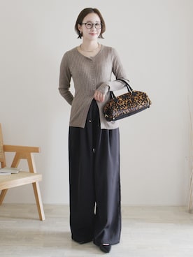 陽さん(レディース・156cm)の秋コーディネート
