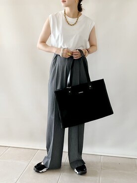 「murua」｜陽さん（レディース・156cm）の夏コーディネート