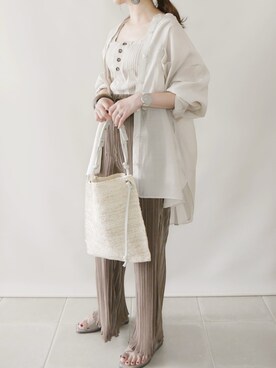 陽さん（レディース・156cm）の夏コーディネート