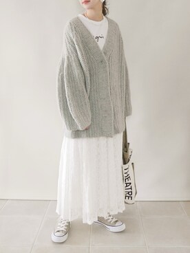 「PUAL CE CIN（ピュアルセシン）のアイテム」を使った、陽さん（レディース・156cm）の冬コーディネート