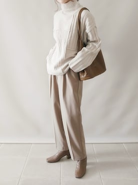 陽さん（レディース・156cm）の秋コーディネート