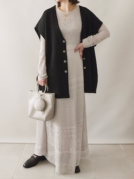 陽さん（レディース・156cm）の春コーディネート