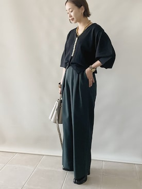 陽さん(レディース・156cm)の秋コーディネート