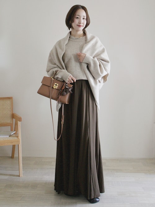 「TODAYFUL（トゥデイフル）のSquare Short Boots（ブーツ）」を使った、陽さん（レディース・156cm）の春コーディネート