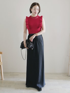 「CLANE（クラネ）のアイテム」を使った、陽さん（レディース・156cm）の春コーディネート
