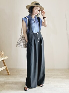 陽さん(レディース・156cm)の夏コーディネート